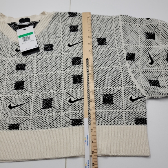 Nike WMNS Osaka Naomi Engineered Knit Sweater Pale Ivory FV7801-110 Sz XL New - Picture 6 of 8